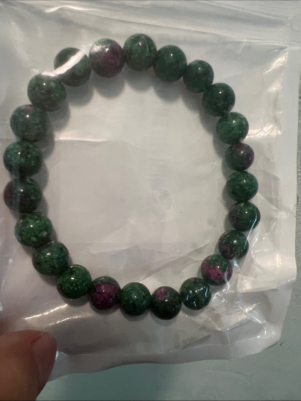#2344* GAUEIOUR Natural Crystal Beaded Stretch Bracelet - Unisex’s - Picture 3 of 17